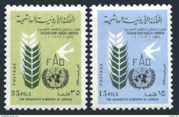 Jordan 398-399,399a & Imperf, MNH. FAO Freedom From Hunger Campaign 1963. - Jordanien