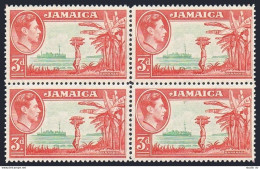 Jamaica 152 Block/4, MNH. Michel 127. George VI, 1952. Bananas, Ship. - Giamaica (1962-...)