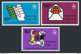 Hong Kong 299-301,MNH.Michel 264-265. UPU-100,1974.Carrier Pigeons,Globe. - Ungebraucht