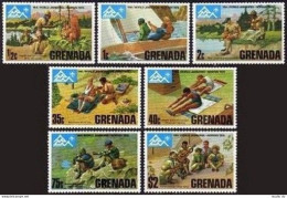 Grenada 644-650,651, MNH. Michel 677-684 Bl.45. World Jamboree Norjamb-1975. - Grenade (1974-...)