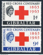 Gibraltar 162-163, MNH. Michel 164-165. Red Cross Centenary, 1963. - Gibraltar