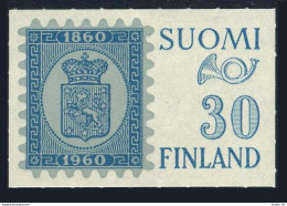 Finland 367, MNH. Michel 516. Phil EXPO HELSINKI-1960. Post Horn. - Nuevos