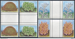 Fiji 607-610 Gutter, MNH. Michel 602-605. Corals 1989. - Fiji (1970-...)