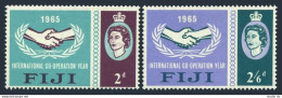 Fiji 213-214, MNH. Michel 185-186. International Cooperation Year ICY-1965. - Fiji (1970-...)