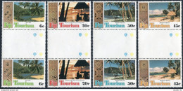 Fiji 430-433 Gutter, MNH. Michel 424-427. Tourism 1980. Island's Views:Sovi Bay, - Fiji (1970-...)