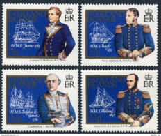 Falkland 429-432, MNH. Michel 432-435. Naval Explorers, 1985. Ships. - Falkland Islands