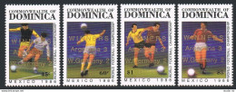 Dominica 974-977, MNH. Michel 988-992. World Soccer Cup Mexico-1986. Winners. - Dominique (1978-...)