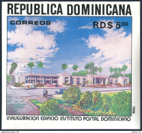 Dominican Rep 1152, MNH. Michel Bl.46. New National Post Office, 1993. - Dominikanische Rep.