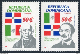 Dominican Rep 1029-1030, MNH. Mi 1361-1062. Independence Day, 1988. Y Costilla, - Dominica (1978-...)