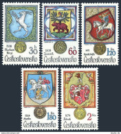 Czechoslovakia 2240-2244, MNH. Michel 2507-2511. Animals In Heraldry, 1979. - Nuevos
