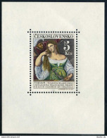 Czechoslovakia 1336, MNH. Mi 1560 Bl.22. Hradchany Art Gallery, 1965. Titian. - Unused Stamps