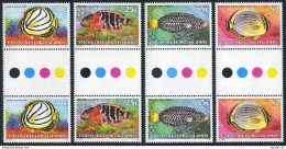 Cocos Isls 37,41,47,50,issue 02.18.80,gutter,MNH. Fish. - Isole Cocos (Keeling)