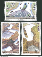 China PRC 2922-2924, MNH. Lingqu Canal 1998. Bridge, Boat. - Ungebraucht