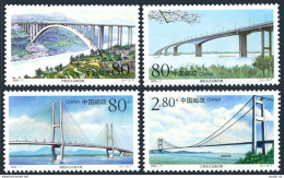 China PRC 3013-3016, MNH. Yangtze River Highway Bridges, 2000. - Neufs