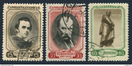 Russia 721-723,CTO.Michel 695-697. Taras Shevchenko,Ukrainian Poet.1939. - Oblitérés