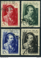 Russia 555-558,CTO.Michel 523-526. Friedrich Engels,German Socialist,1935. - Oblitérés