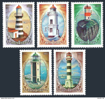 Russia 5265-5269, MNH. Michel 5396-5400. Far Eastern Seas Lighthouses, 1984. - Neufs