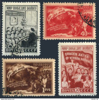 Russia 1504-1507, CTO. Mi 1507-1510. Movement For Piece, 1950. Appeal For Peace. - Gebruikt