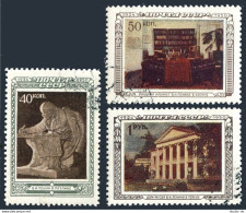 Russia 1435-1437/2, CTO. Michel 1442-1444. Vladimir Lenin, 26th Death Ann. 1950. - Used Stamps