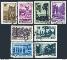 Russia 1310-1317/1955, CTO. Mi 1301-1308. Sanatoriums 1948. Crimea & Caucasus. - Used Stamps