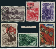 Russia 1289-1294,CTO.Michel 1280-1285. Young Communist League-Komsomol,1948. - Used Stamps