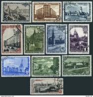 Russia 1132-1142 Short Set,CTO.Mi 1137-1151. Moscow,800th Ann.Views Of Moscow. - Usati