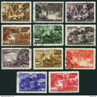 Russia 1172-1182,CTO.Michel 1168A-1178A. After War Reconstruction,1947.Cities. - Gebruikt