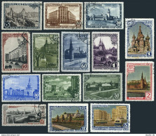 Russia 1132-1146,CTO.Michel 1137-1151. Moscow,800th Ann.Views Of Moscow. - Used Stamps