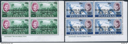 Philippines 942-943 Blocks/4,MNH,Michel 793-794. Pres.Marcos,Lopez.Chess,Fencing - Filipinas