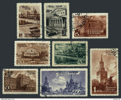 Russia 1059-1066, CTO. Michel 1056-1063. Views Of Moscow, 1946. - Gebraucht