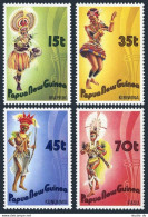 Papua New Guinea 655-658, MNH. Michel 535-538. Folk Dancers 1986. - Papúa Nueva Guinea