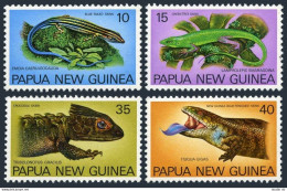 Papua New Guinea 478-481, MNH. Michel 337-340. Lizards 1978. Skinks. - Guinee (1958-...)