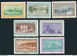 Panama 418-C209, C209a, MNH.Mi 530-536, Bl.5. EXPO Brussels-1958. Pavilions. - Panama