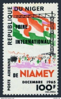 Niger C53,MNH.Michel 114. Fair At Niamey,1965.Flag. - Níger (1960-...)