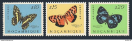 Mozambique 364-366, MNH. Michel 417-419. Butterflies, Moths 1953. - Mosambik