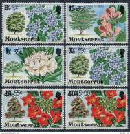 Montserrat 435-440, MNH. Michel 431-436. Flowers, New Value 1980. - Montserrat