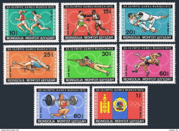 Mongolia C24-C31,C32, MNH. Mi 702-709,Bl.29. Olympics Munich-1972. Woman Archer, - Mongolie