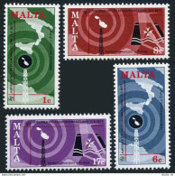 Malta 535-538, MNH. Mi 550-553. World Telecommunication Day, 1977. Map, Tower, - Malte