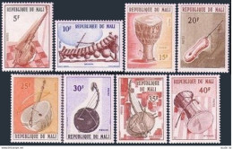 Mali 205-212, MNH. Michel 417-424. Musical Instruments, 1973. - Malí (1959-...)