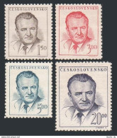 Czechoslovakia 363-366, MNH. Michel 552-555. President Klement Gottwald, 1948. - Nuevos