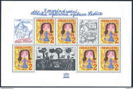 Czechoslovakia 2410a Sheet, MNH. 10th Lidice Children's Drawing Contest. 1982. - Unused Stamps