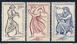 Czechoslovakia 1044-1046, MNH. Michel 1265-1267. Prague Conservatory,150.1961. - Ongebruikt