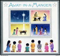 Christmas Isl 116 Ad Sheet, MNH. Michel 150-153 Bl.2. Christmas 1981. Nativity. - Christmaseiland