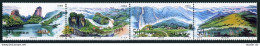 China PRC 2518 Ad Strip, MNH. Michel 2552-2555. Wuyi Mountains, 1994. - Neufs
