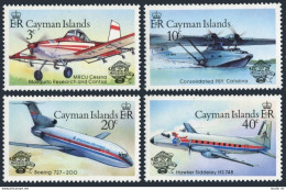 Cayman 514-517, MNH. Michel 518-521. Manned Flight Bicentenary, 1983. Mosquito. - Caimán (Islas)