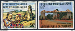 Cameroun 680-681, MNH. Mi 938-939. Tourism 1980. Roumsiki Peaks, Dschang Center. - Cameroun (1960-...)