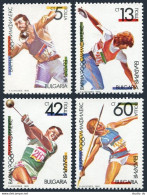 Bulgaria 3565-3268, MNH. Mi 3866-3869. OLYMPHILEX-1990. Discus, Javelin,Shot Put - Unused Stamps