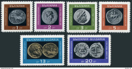 Bulgaria 1571-1576, MNH. Michel 1699-1703. Ancient Coins, 1967. - Unused Stamps