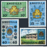 Anguilla 40-43, MNH. Michel 40-43. Girl Guides, 35th Ann. 1968. - Anguilla (1968-...)