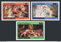 Antigua 524-527,MNH.Michel 525-528,Bl.39. Christmas 1978,Paintings By Rubens. - Antigua Y Barbuda (1981-...)